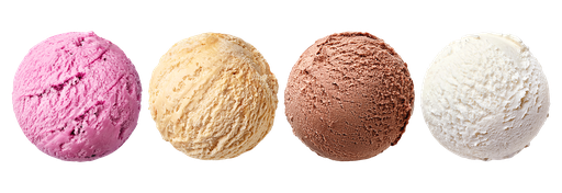 Strawberry Ice Cream Scoop